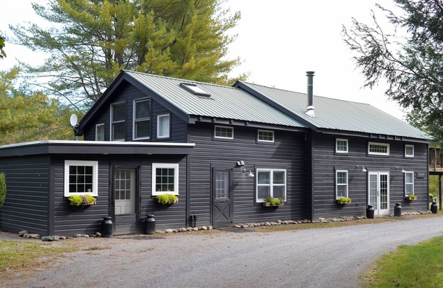 Private well appointed lodge on 40 acres in charming West Halifax, VT