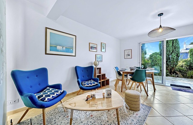 Proche plage, maison T4, terrasse, jardin, parking