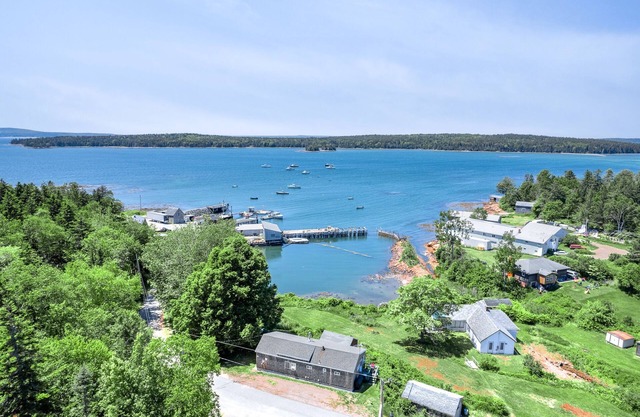Quaint waterfront bungalow on Schoodic Peninsula.