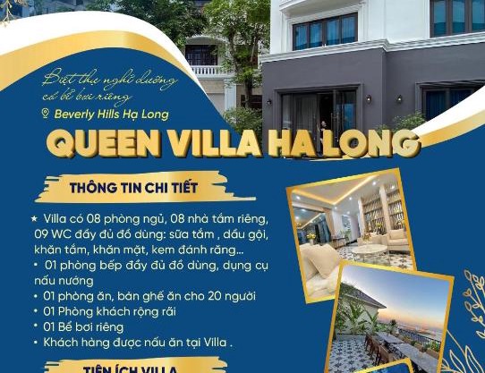 Queen 1 Villa 8PN có hồ bơi , Karaoke