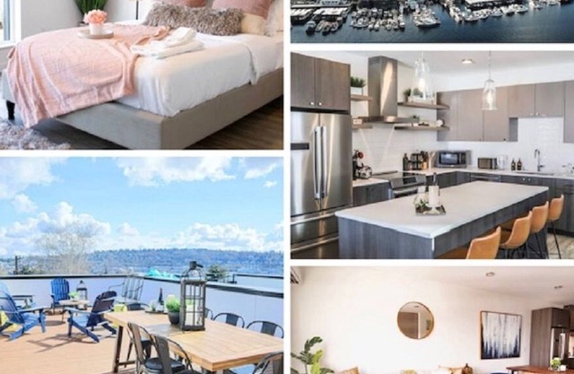 Queen Anne Home! Rooftop! Lake Union Views! Close to Space Needle!Free Parking!