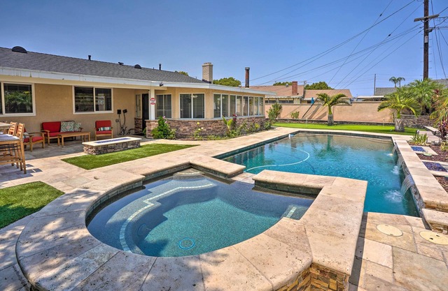 Quiet Anaheim Home w/Pool, 5 Mi to Disney!