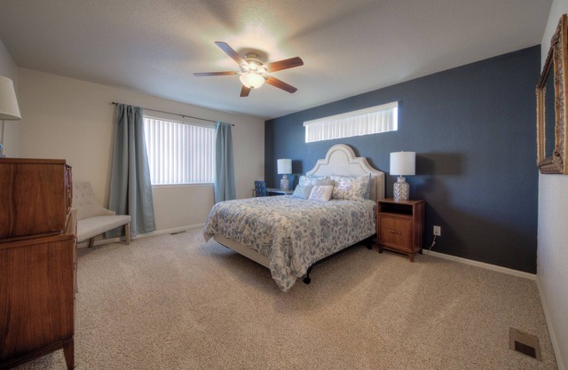 Quiet home with a view and AC!