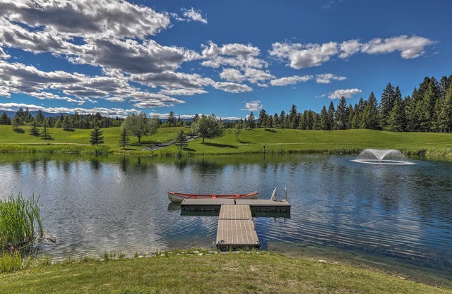 Quiet Trego Resort Home w/Lake, Pavilion & Trails