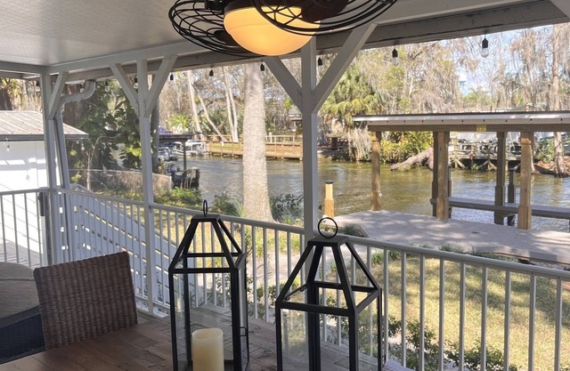 Relax on the Dora Canal & Harris Chain of Lakes w/Boat Dock, Kayaks & Fire Pit