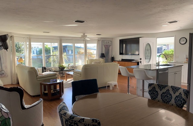 Relaxing open plan living