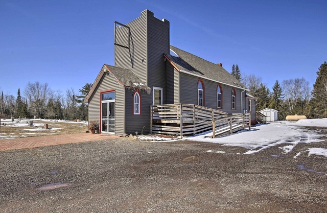 Renovated Historic Church Along Namekagon River!