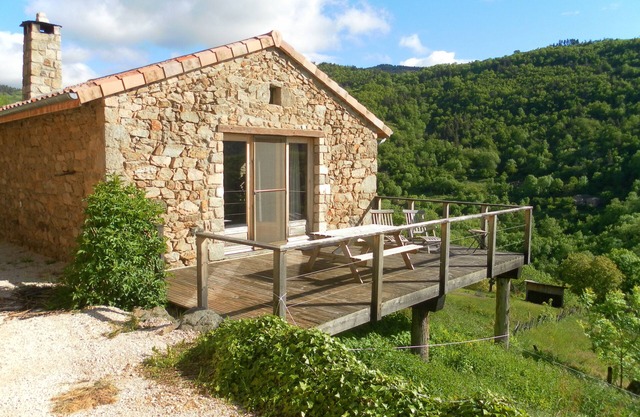 Renovated sheepfold in a 17th-century hamlet
