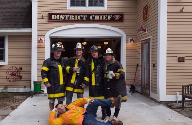 Replica firehouse with large game room, close to hiking and skiing