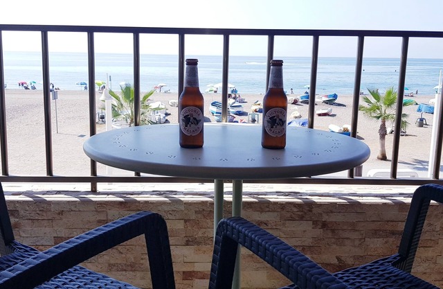 RINCON DE LA VICTORIA BEACH. 4 PLACES. FIRST BEACH LINE
