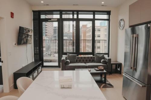 River North Private Balcony With In and Out Parking
