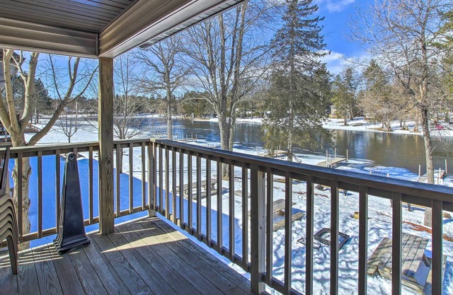 Riverfront Crivitz Condo w/ Fireplace & Views