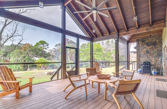 Riverfront Fisher’s Paradise in Florida w/Dock!