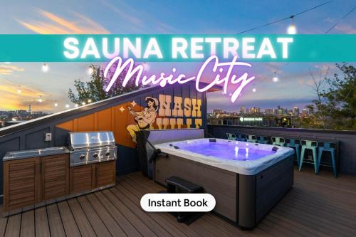Rooftop Deck Hot Tub Game Room Downtown Nashville