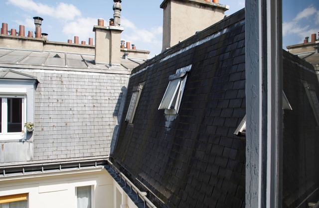 Rooftop view - studio apartment - Clignancourt