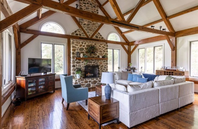 Rustic Farmhouse on Large Farm with Mountain & River Views