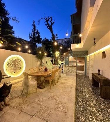 Rustic Luxe Garden Villa