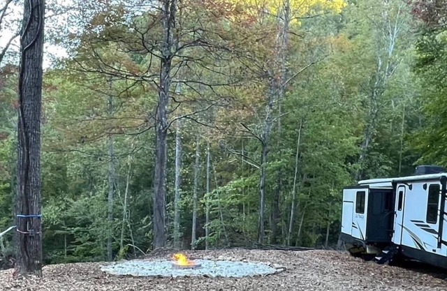 RV/Camper in wilderness of Dunlow WV
