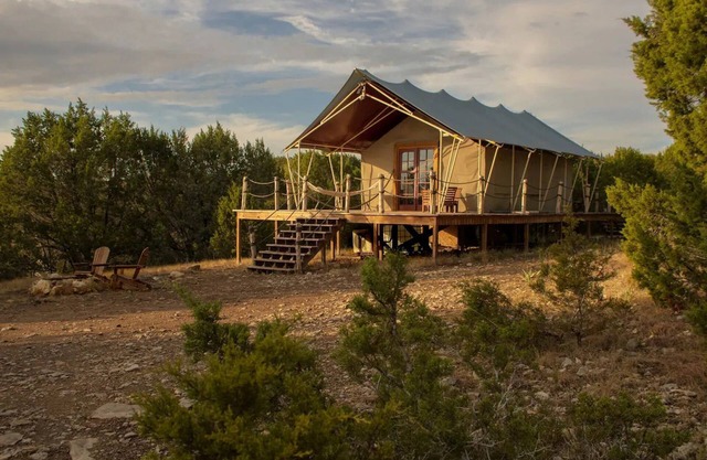 Safari Style Glamping Experience in the Heart of Texas Hill Country, Perfect for Animal Lovers