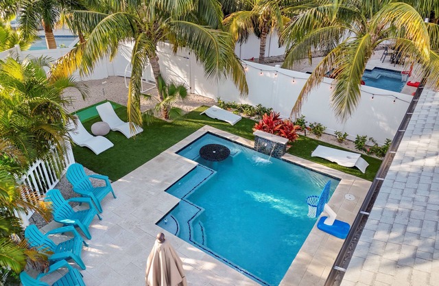 Salty Harbor AMI pool retreat near the Beach