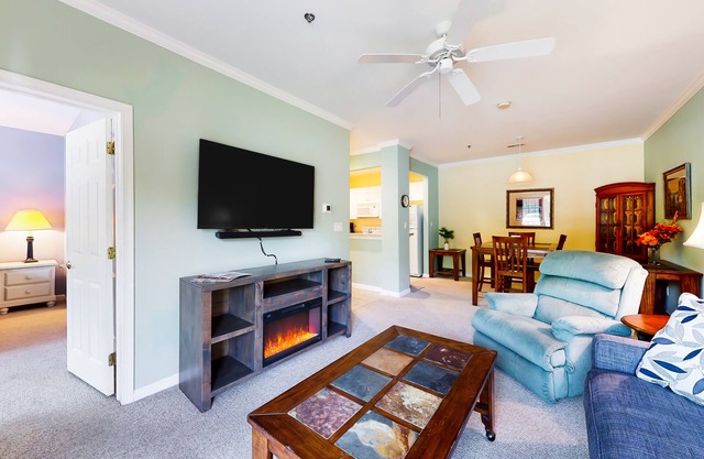Sandpiper Village dog-friendly condo with patio, AC & close access to everything