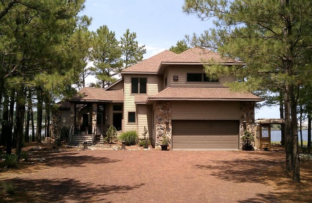 Scenic Water front secluded house with pier and view of the bay overlooking OC
