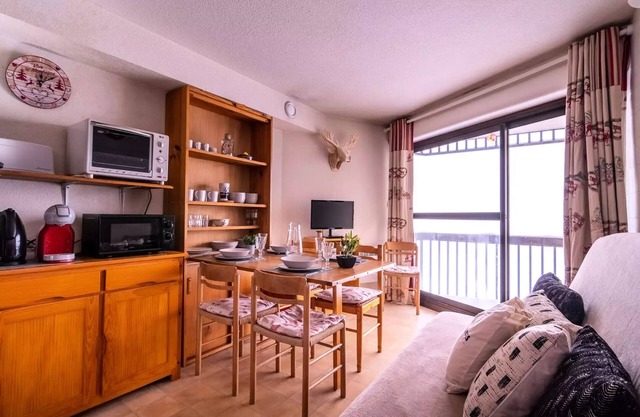 Schuss Residence - Nice studio 4 people near ski slopes Pla d'Adet