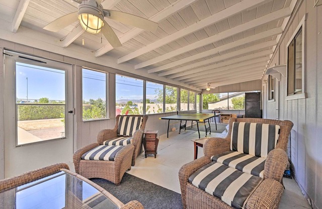 Screened Porch, Fire Pit: Prescott Pad Near Park!