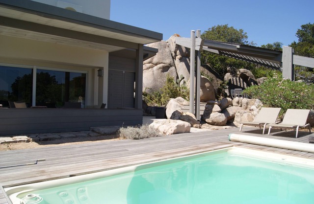 sea ​view villa near the beach Calalonga, Bonifacio, South Corsica