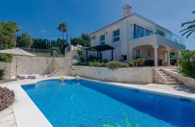 Sea-View Villa with Heated Pool Near Marbella