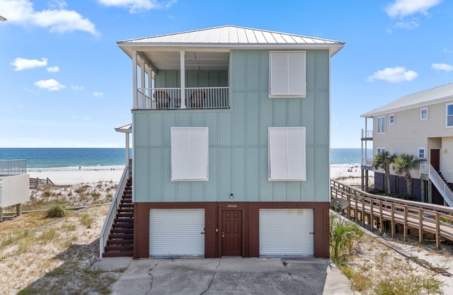 SeaNile Beach House | Gulf-Front 4BR Luxury Home w/Balconies + Views