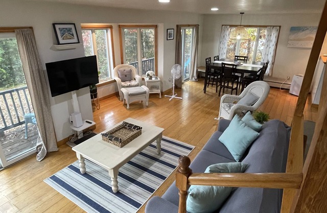 Seaside home in a quiet neighborhood with stunning views of Narragansett Bay.