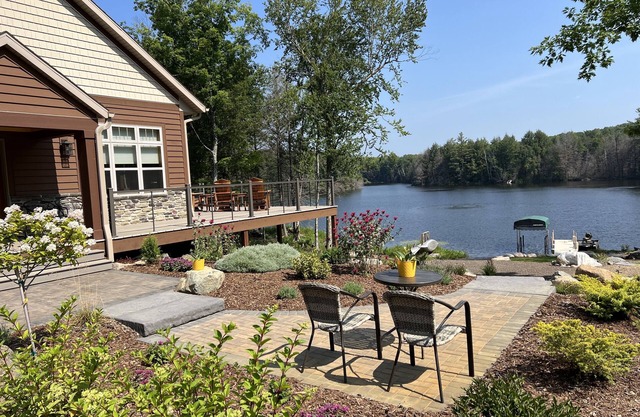 Secluded 25-acre private lake, set on 200 acres of private land. Sleeps 20+