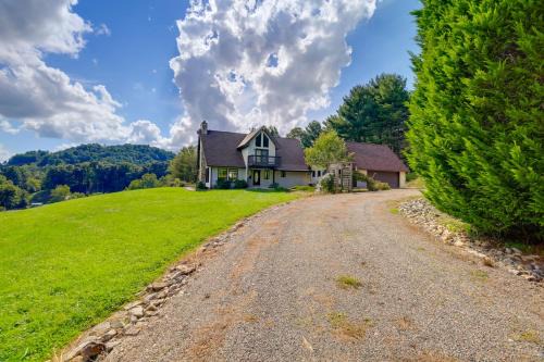 Secluded Mountain City Home with Deck and Views!