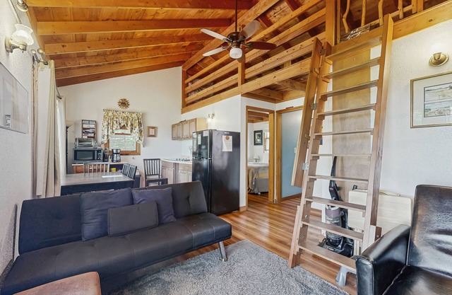 Secluded Sunset Point mountain top cabin, wifi, Dish TV, firepit