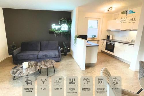 Semper Suite No1 - 2Zi Fewo 1-4 Pers, Balkon, Parkplatz, Hofgartennähe