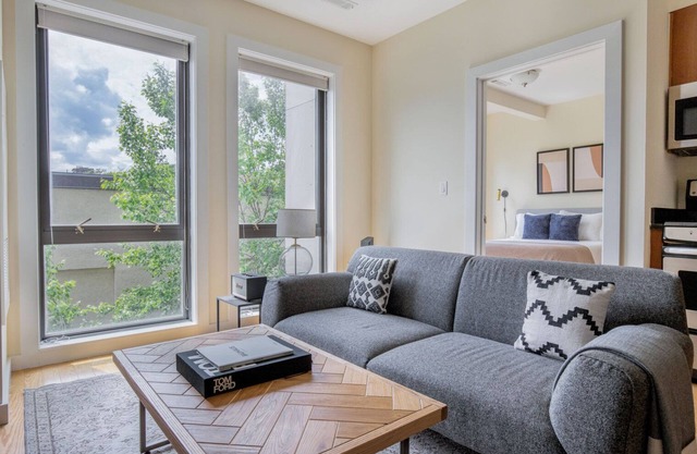 Serene Fenway 1BR w/Gym & W/D, nr Dining & Shops, by Blueground