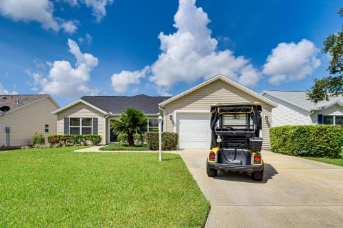 Single-Story Home with Golf Cart in The Villages