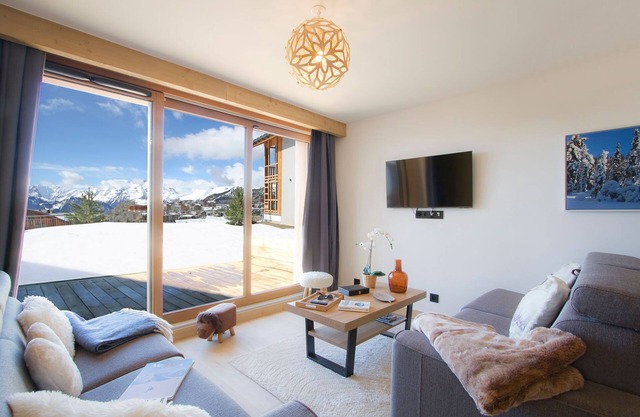 Ski aux pieds ! T2 avec accès piscine, TV, parking
