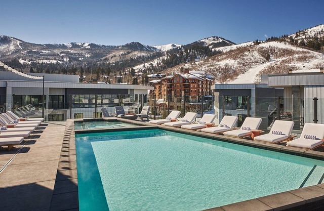 Ski-in/out exclusive high end luxury at Park City Mountain restaurants spa bar rooftop pool