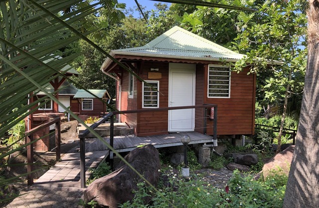 Small haven of peace in a natural border by the river