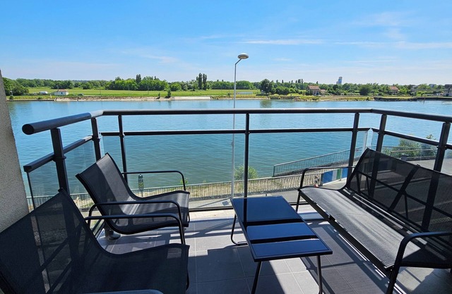 Spacious apartment. Overlooking the Seine, close to transport links.