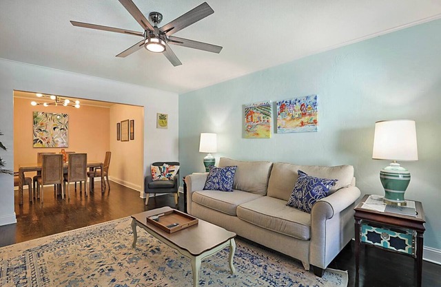 Spacious Beach Bungalow: Steps to Beach & Downtown