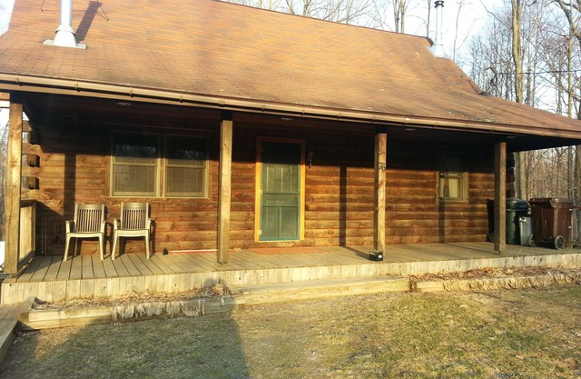 Spacious Log Cabin located between the famous Salmon and Oswego Rivers