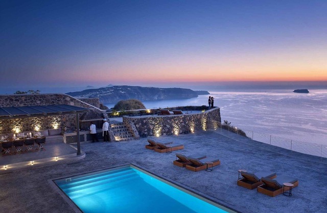 Spectacular Santorini Villa | 5 Bedrooms | Nafsika Estate Villa | Far-reaching.