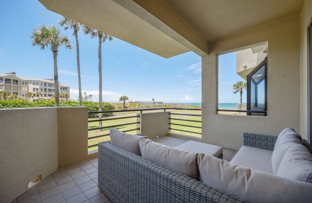 Spinnakers Reach 833 | Fireplace, Balcony, Oceanfront Pool + Beach Access