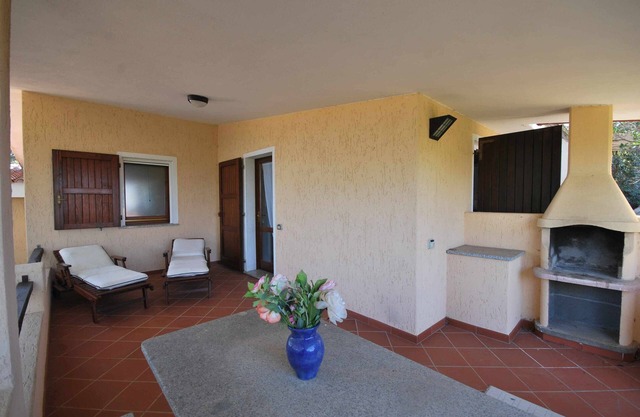 Splendid terraced house with barbecue area
