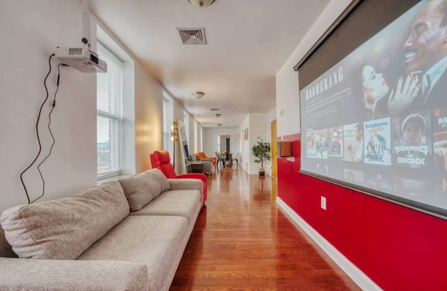 Stairway | 3BR Apt w W/D, Home Theater