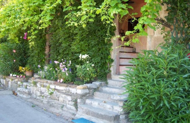 Stone house in the countryside in classified village