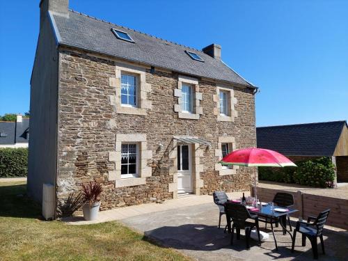 Stone House near Penze River and Morlaix Bay